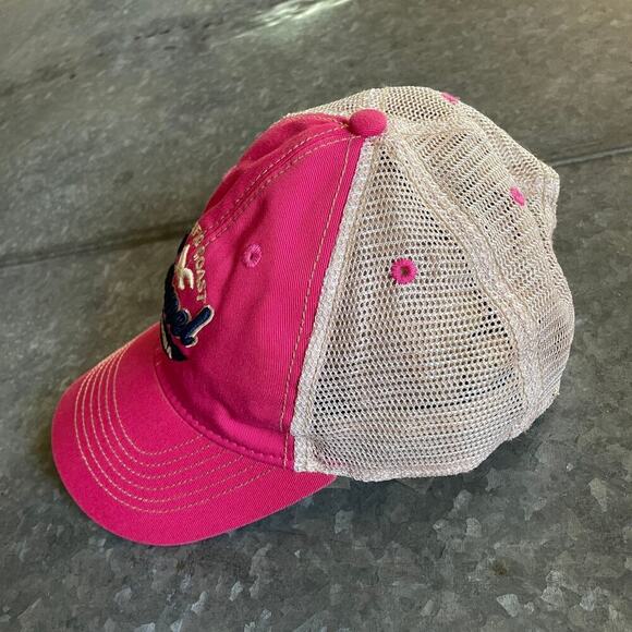 Vintage Carmel Sea California Pacific Coast Legacy Pink Snapback Mesh Hat Y2K - Picture 4 of 10